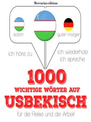 cover image of 1000 wichtige Wörter auf Usbekisch für die Reise und die Arbeit